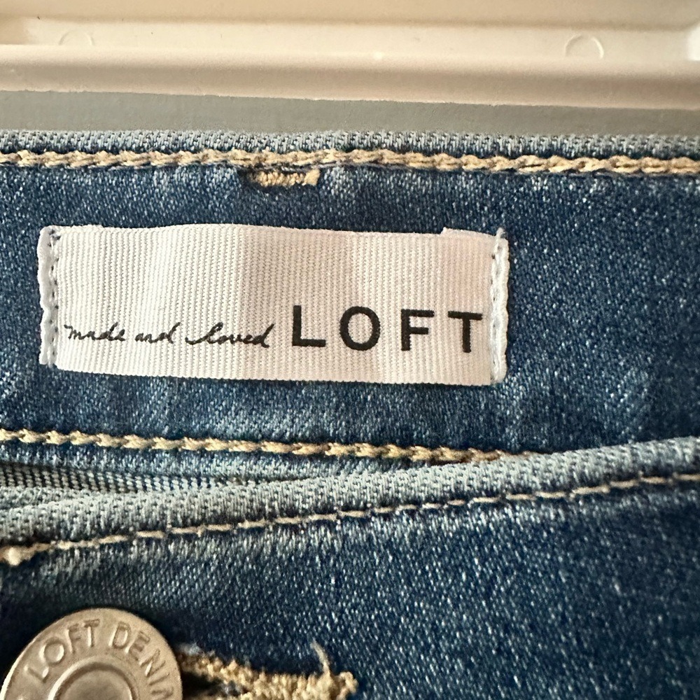 Loft kick crop jeans. Size 14.‎ - Picture 7 of 14